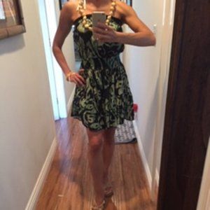 Hawaiian Tahiti tiki strapless summer dress